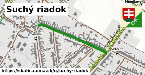 Suchý riadok, Skalica