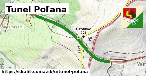 ilustrácia k Tunel Poľana, Skalité - 0,90 km