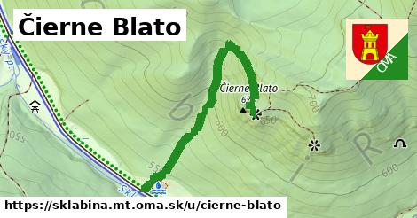 ilustrácia k Čierne Blato, Sklabiňa, okres MT - 459 m