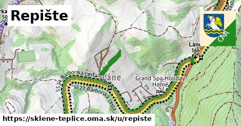 ilustrácia k Repište, Sklené Teplice - 494 m