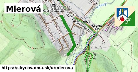 ilustrácia k Mierová, Skýcov - 482 m