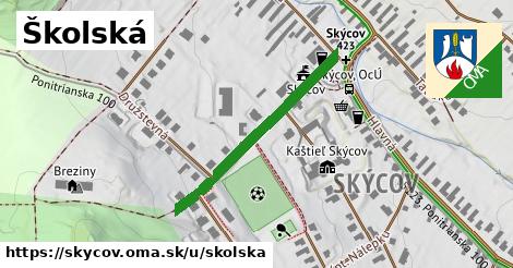 ilustrácia k Školská, Skýcov - 327 m