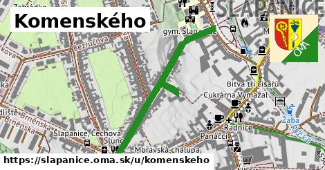 Komenského, Šlapanice