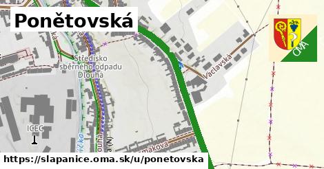 Ponětovská, Šlapanice