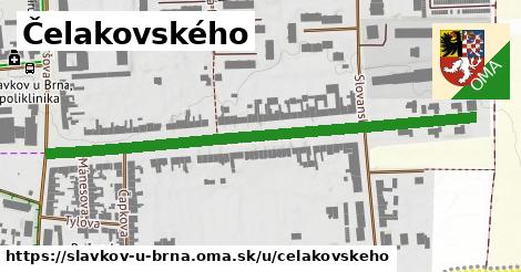 Čelakovského, Slavkov u Brna