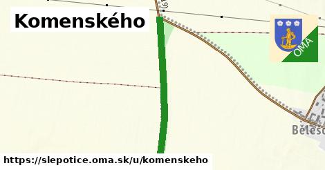 ilustrácia k Komenského, Slepotice - 606 m