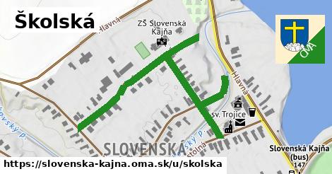 ilustrácia k Školská, Slovenská Kajňa - 659 m