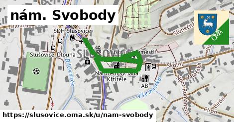 ilustrácia k nám. Svobody, Slušovice - 493 m