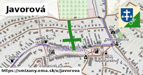 Javorová, Smižany