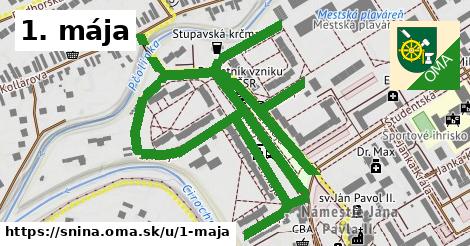 ilustrácia k 1. mája, Snina - 1,42 km
