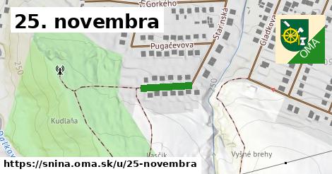 ilustrácia k 25. novembra, Snina - 114 m