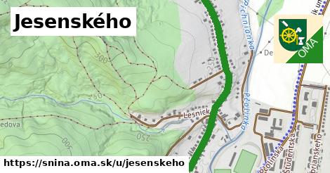 ilustrácia k Jesenského, Snina - 2,7 km