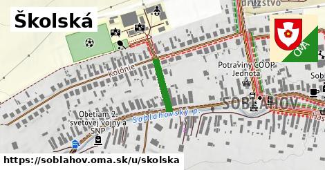 ilustrácia k Školská, Soblahov - 123 m