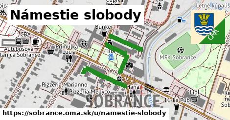 Námestie slobody, Sobrance