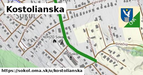 Kostolianska, Sokoľ