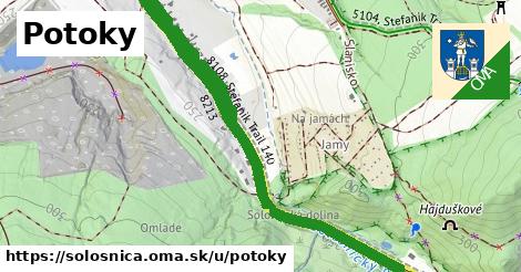 ilustrácia k Potoky, Sološnica - 2,1 km