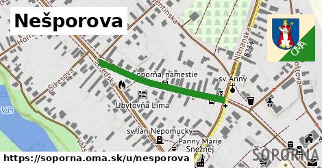 Nešporova, Šoporňa