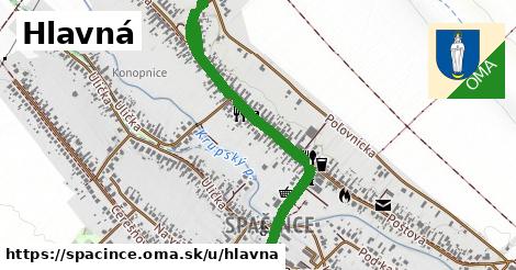 ilustrácia k Hlavná, Špačince - 2,3 km