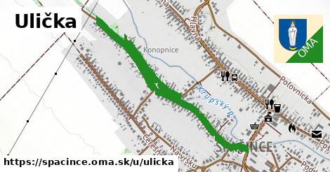 ilustrácia k Ulička, Špačince - 1,33 km