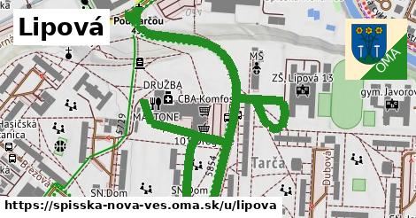 ilustrácia k Lipová, Spišská Nová Ves - 1,07 km