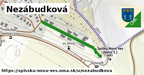 ilustrácia k Nezábudková, Spišská Nová Ves - 364 m