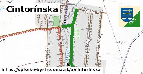 Cintorínska, Spišské Bystré