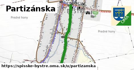ilustrácia k Partizánska, Spišské Bystré - 683 m