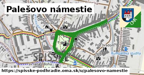 ilustrácia k Palešovo námestie, Spišské Podhradie - 670 m