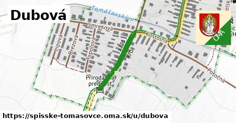 Dubová, Spišské Tomášovce