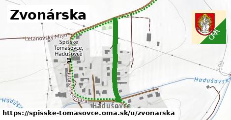 ilustrácia k Zvonárska, Spišské Tomášovce - 273 m