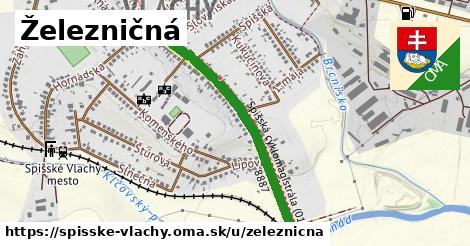 ilustrácia k Železničná, Spišské Vlachy - 0,88 km