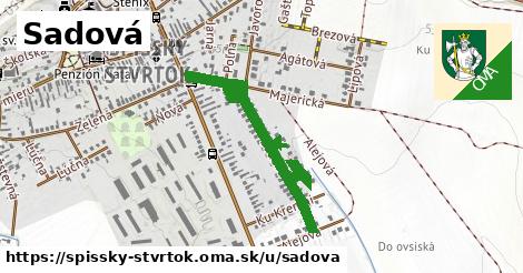 ilustrácia k Sadová, Spišský Štvrtok - 0,88 km