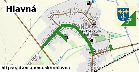 ilustrácia k Hlavná, Stanča - 1,03 km