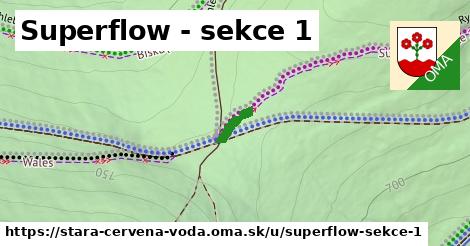 Superflow - sekce 1, Stará Červená Voda