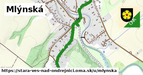 ilustrácia k Mlýnská, Stará Ves nad Ondřejnicí - 1,09 km