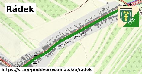 ilustrácia k Řádek, Starý Poddvorov - 676 m