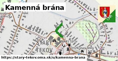 Kamenná brána, Starý Tekov