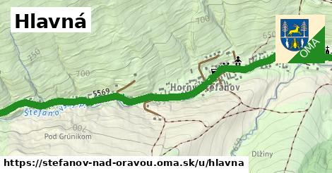 ilustrácia k Hlavná, Štefanov nad Oravou - 1,84 km