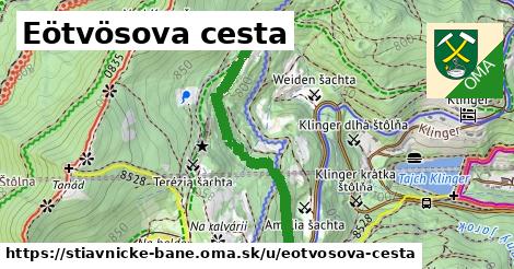 ilustrácia k Eötvösova cesta, Štiavnické Bane - 0,95 km