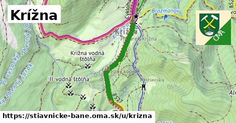 ilustrácia k Krížna, Štiavnické Bane - 533 m