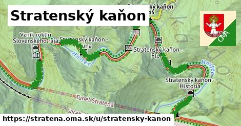 ilustrácia k Stratenský kaňon, Stratená - 490 m