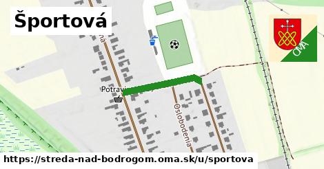 Športová, Streda nad Bodrogom