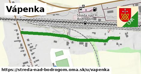 Vápenka, Streda nad Bodrogom