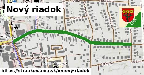 Nový riadok, Stropkov