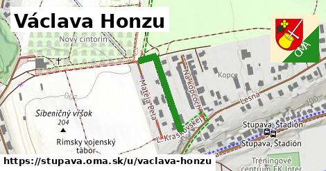 Václava Honzu, Stupava