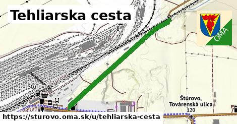 Tehliarska cesta, Štúrovo