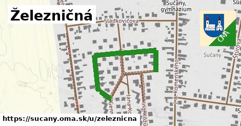 Železničná, Sučany