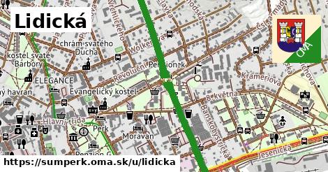 ilustrácia k Lidická, Šumperk - 2,1 km