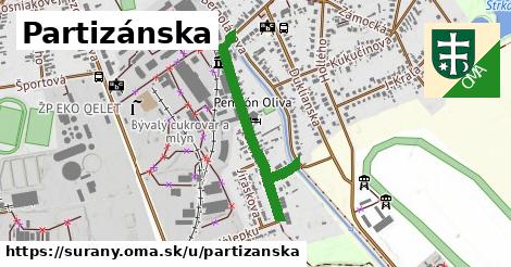 Partizánska, Šurany