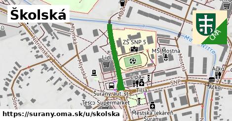 Školská, Šurany